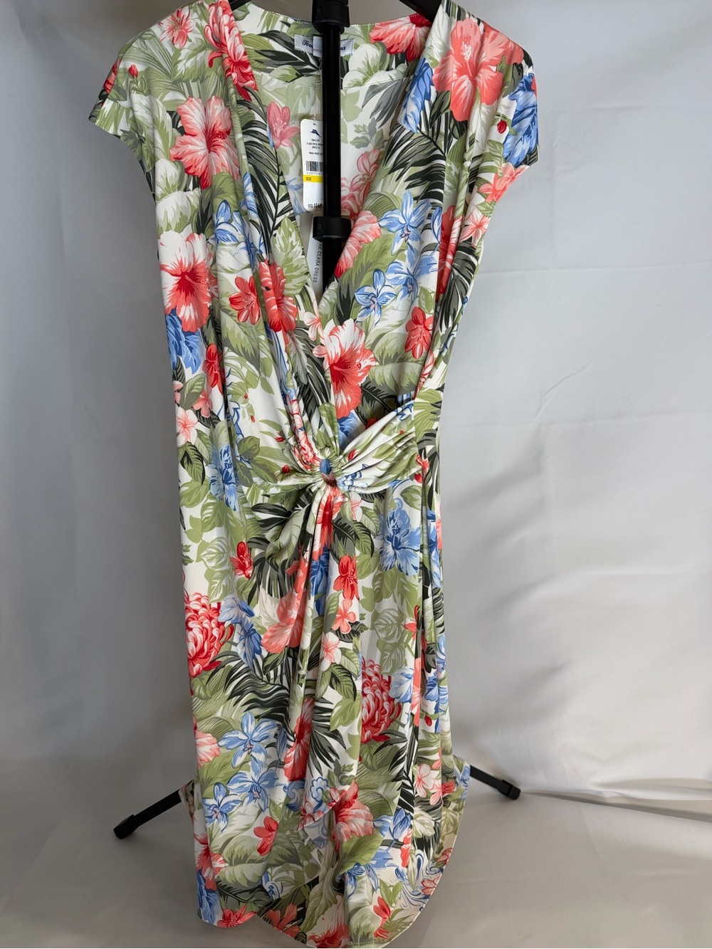 Clara Royal Botanic Cap Sleeve Dress